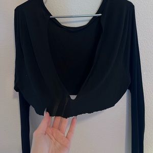 Victoria’s Secret Pink thin workout top black size XS $8